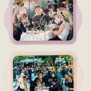 French Renoir Mini Metal Trays Gift Set NEW